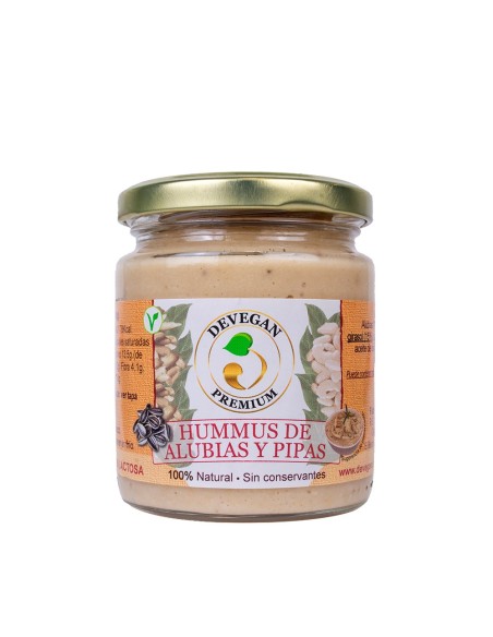 HUMMUS DE ALUBIAS Y PIPAS