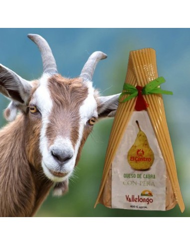 QUESO DE CABRA CON PERA