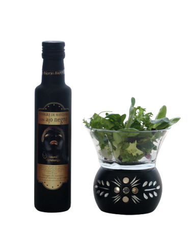 VINAGRE DE AJO NEGRO 100% NATURAL ´SIN SULFITOS´. CAJA 6 BOTELLAS