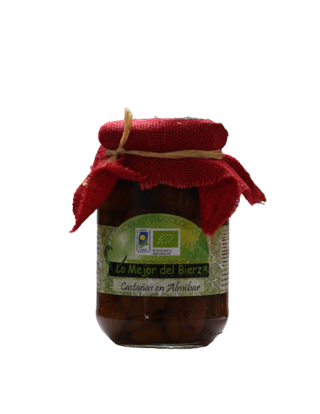 castañas en almibar