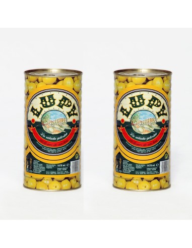 LATA ACEITUNAS RELLENAS DE ANCHOA. 550 gr.
