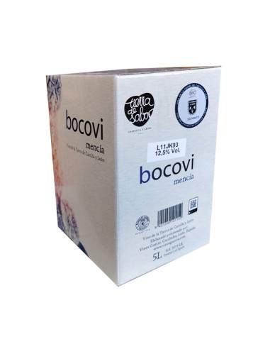BAG IN BOX BOCOVI VINO TINTO MENCIA 5 LITROS