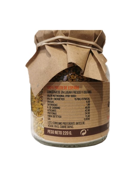 POLEN MULTIFLORAL DE MONTAÑA 100% NATURAL. 2 TARROS