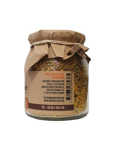 POLEN MULTIFLORAL DE MONTAÑA 100% NATURAL. 2 TARROS