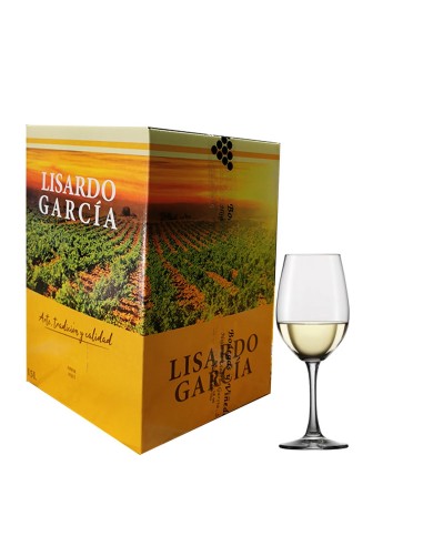 Bag in Box de vino blanco de 15 litros