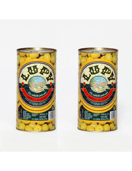 LATA ACEITUNAS RELLENAS DE ANCHOA. 550 gr.