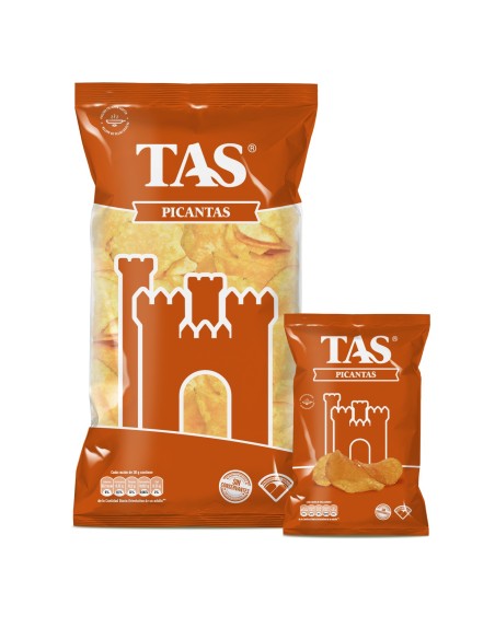 PATATAS PICANTES 'TAS' (10 bolsas de 180 gr.)
